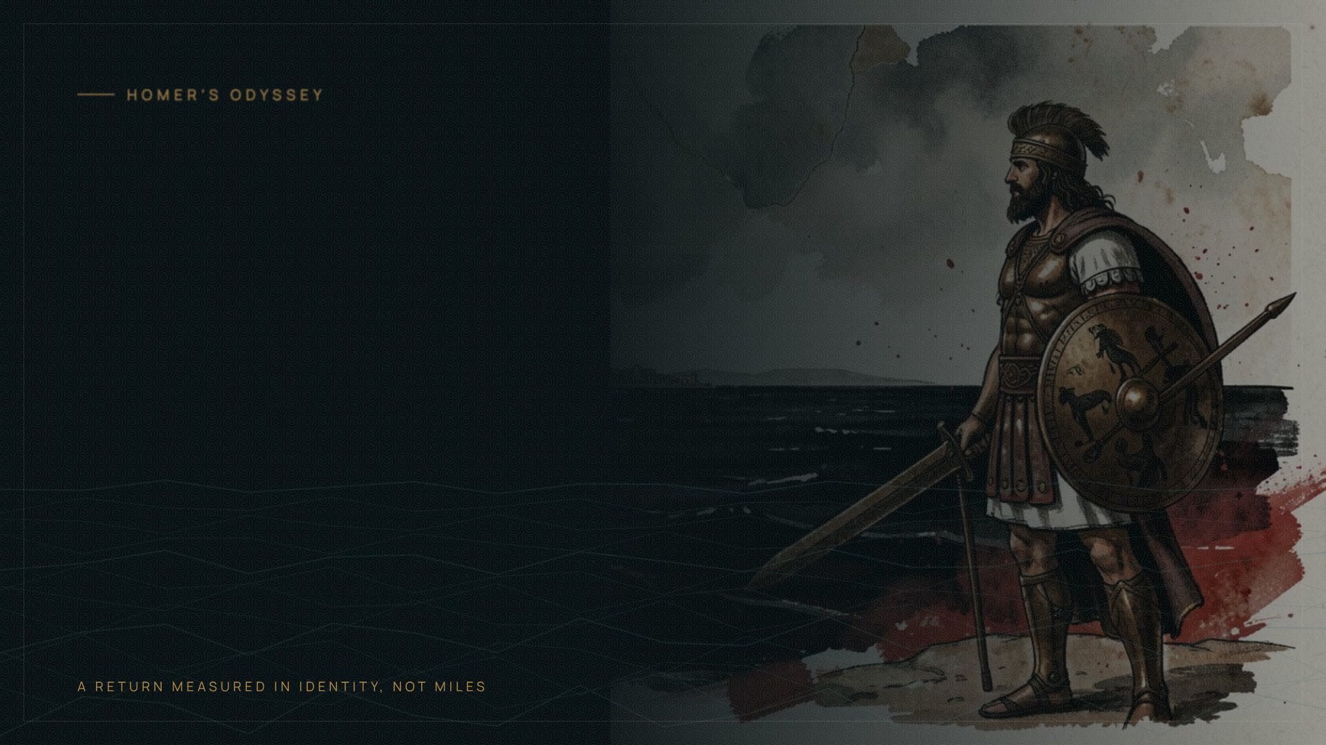 Homer's Odyssey is covered in a narrated explainer.
